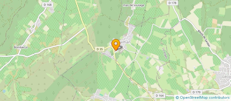 localisation de l'entreprise SERVICES AMANDINE  GAILHAN