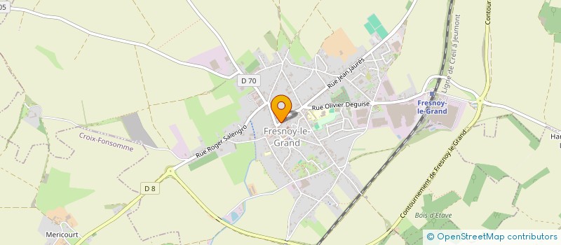 localisation de l'entreprise SERVICES ANALYSE INFORMATIQUE GESTION à FRESNOY-LE-GRAND