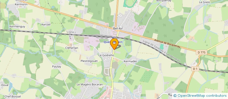 localisation de l'entreprise SERVICES APRES GRELE  QUESTEMBERT