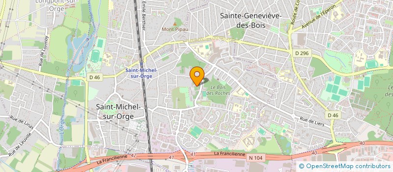 localisation de l'entreprise SERVICES ASCENSEURS ET AUTOMATISME à SAINT-MICHEL-SUR-ORGE