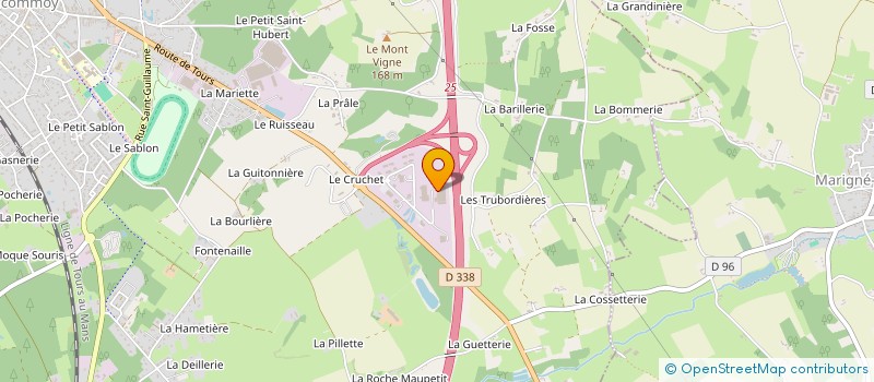 localisation de l'entreprise SERVICES ASSEMBLAGES SOUDURE à ECOMMOY