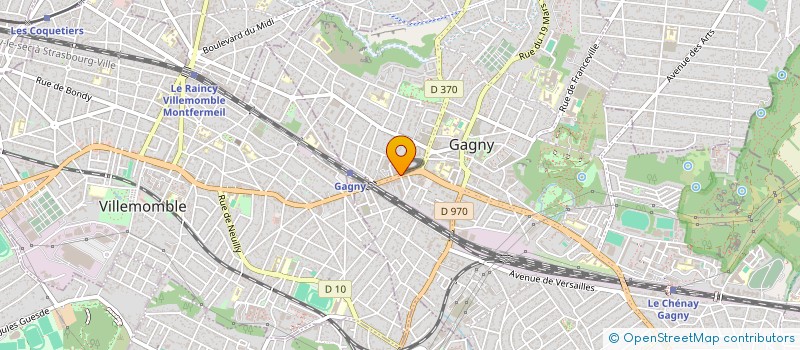 localisation de l'entreprise SERVICES ASSISTANCE CONSEILS ENTREPRISES  GAGNY