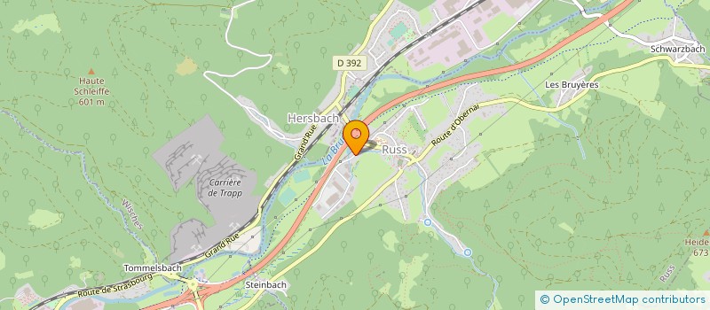 localisation de l'entreprise SERVICES ASSISTANCES ET TRAVAUX DIVERS à RUSS