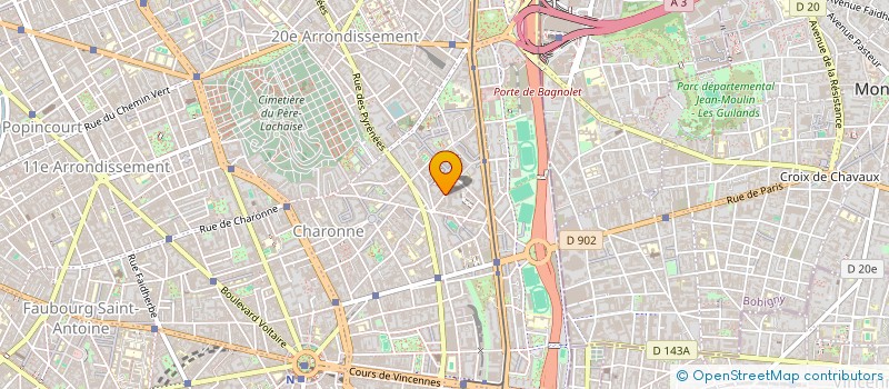 localisation de l'entreprise SERVICES ASSOCIATIFS POUR ZONE ESTIVALE  PARIS