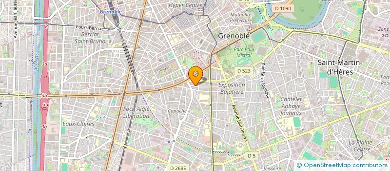 localisation de l'entreprise SERVICES ASSOCIATIONS à GRENOBLE