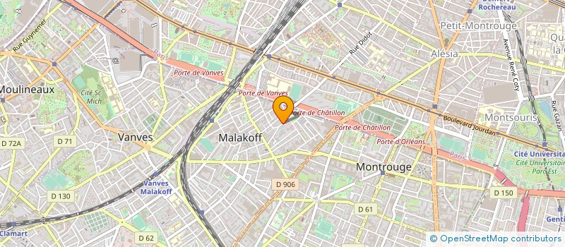 localisation de l'entreprise SERVICES AUTO à MALAKOFF