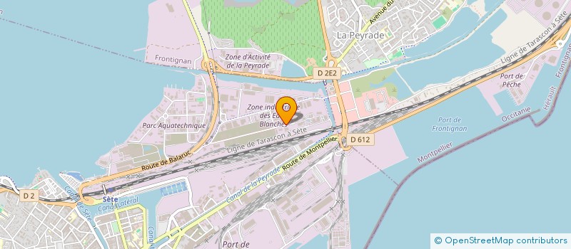 localisation de l'entreprise SERVICES AUTO à SETE