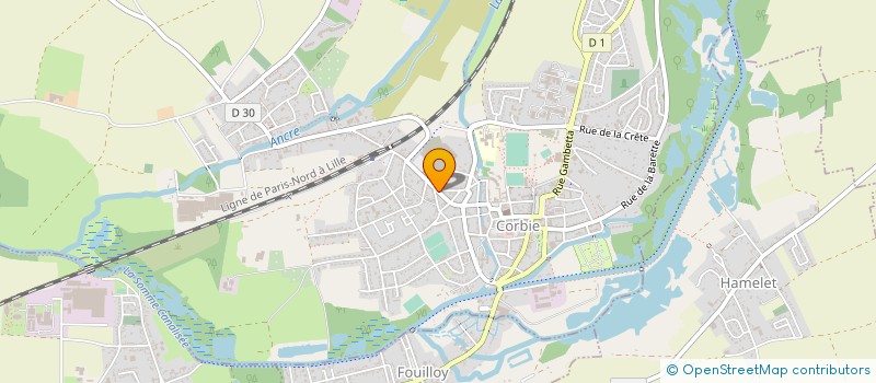 localisation de l'entreprise SERVICES AUTO PIECES à CORBIE