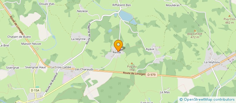 localisation de l'entreprise SERVICES AUX PARTICULIERS SARL  NEUVIC-ENTIER