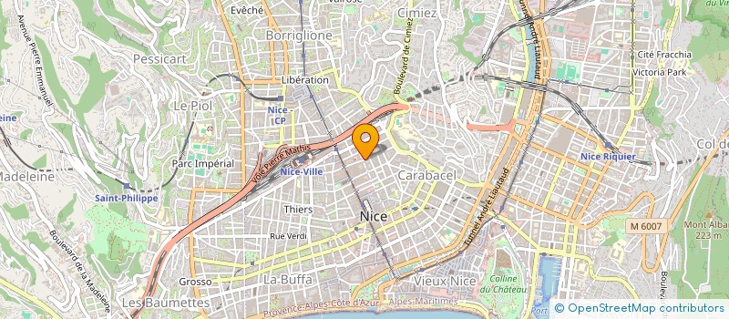 localisation de l'entreprise SERVICES AUX PERSONNES EN PRECARITE à NICE