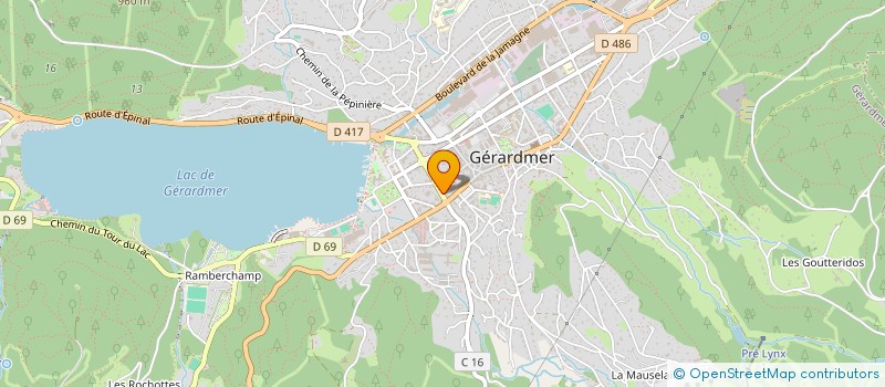 localisation de l'entreprise SERVICES AUX SOCIETES SANITAIRES SOLIDAIRES à GERARDMER