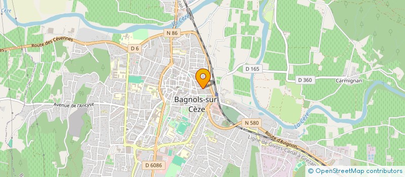 localisation de l'entreprise SERVICES BAGNOLS à BAGNOLS-SUR-CEZE