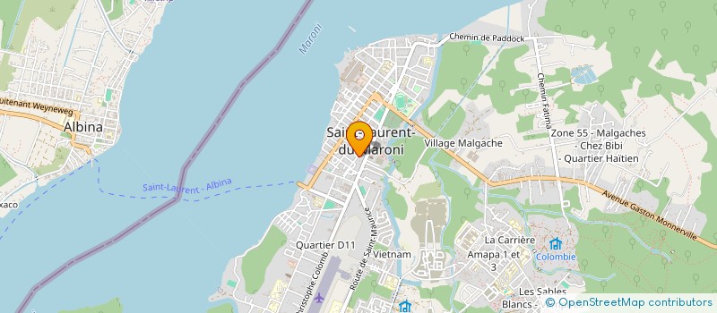 localisation de l'entreprise SERVICES BAT à SAINT-LAURENT-DU-MARONI