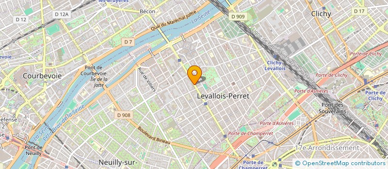 localisation de l'entreprise SERVICES BAT à LEVALLOIS-PERRET