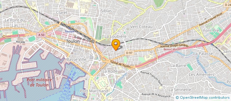 localisation de l'entreprise SERVICES BATIMENT  TOULON