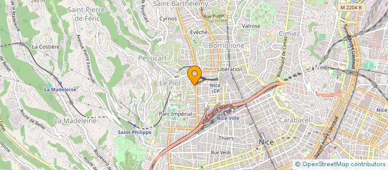 localisation de l'entreprise SERVICES BATIMENT INGENIERIE à NICE