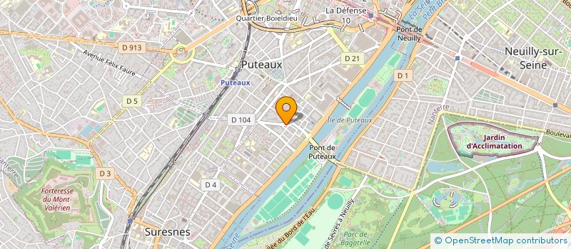 localisation de l'entreprise SERVICES BOULANGERIE PATISSERIE-S.B.P. à PUTEAUX
