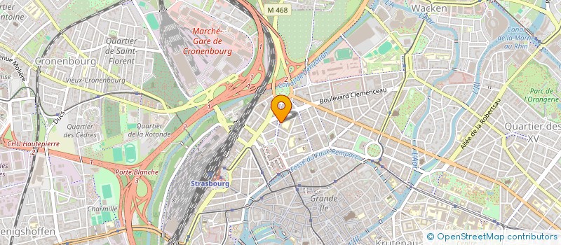 localisation de l'entreprise SERVICES BUREAU INDUSTRIE à STRASBOURG