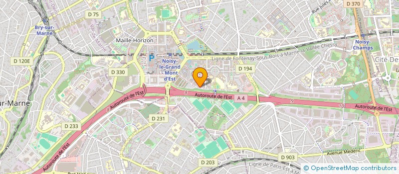 localisation de l'entreprise SERVICES CENTRALE PROTECTION  NOISY-LE-GRAND