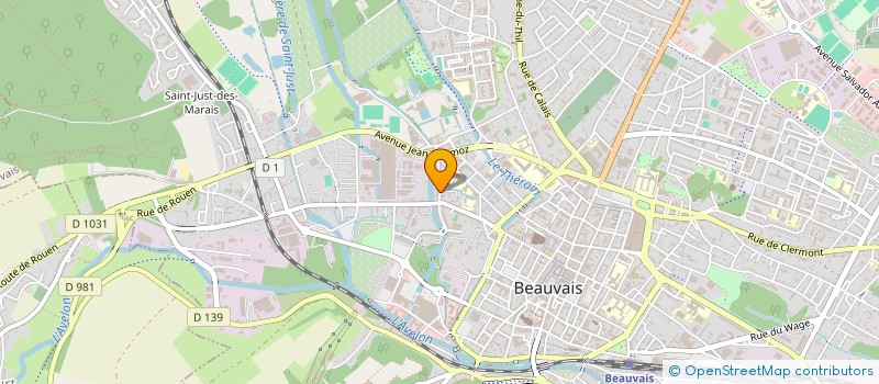 localisation de l'entreprise SERVICES CHOMEURS DE BEAUVAIS  BEAUVAIS