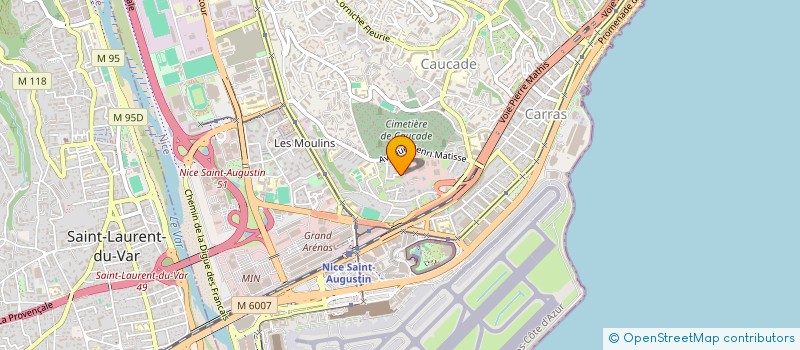 localisation de l'entreprise SERVICES CLEANING à NICE