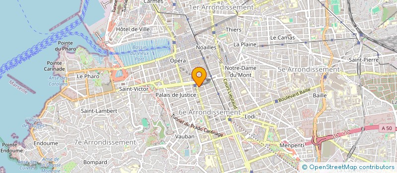 localisation de l'entreprise SERVICES CLERE ET ASSOCIES à MARSEILLE