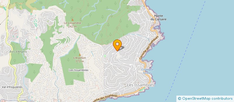 localisation de l'entreprise SERVICES CODI  ROQUEBRUNE-SUR-ARGENS