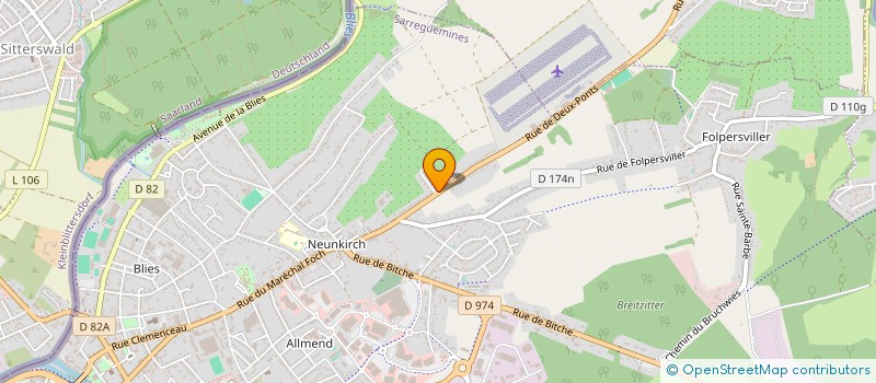 localisation de l'entreprise SERVICES COMMERCIAUX SARL à SARREGUEMINES