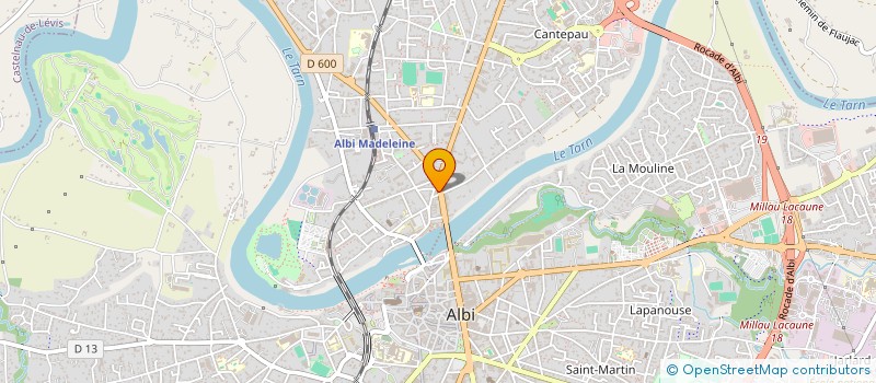 localisation de l'entreprise SERVICES COMPRIS à ALBI