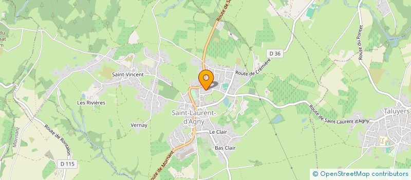 localisation de l'entreprise SERVICES COMPRIS  SAINT LAURENT D'AGNY