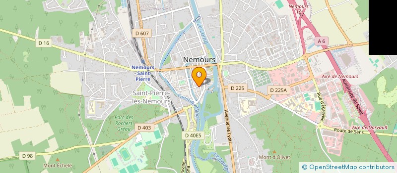 localisation de l'entreprise SERVICES CONFORT  NEMOURS