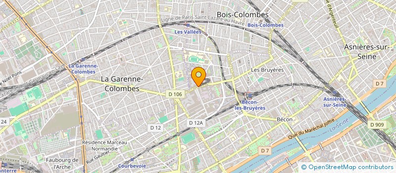 localisation de l'entreprise SERVICES CONSEIL ET DISTRIBUTION DIGITAL (SC2D) à BOIS-COLOMBES