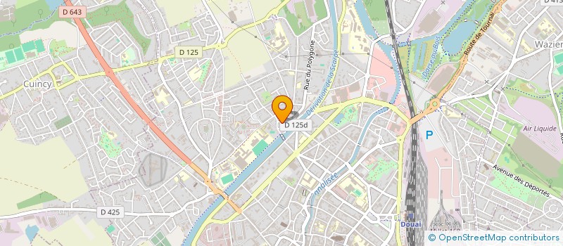 localisation de l'entreprise SERVICES & CONSEILS EN FINANCEMENTS IMMOBILIERS ET PRETS PERSONNELS à DOUAI