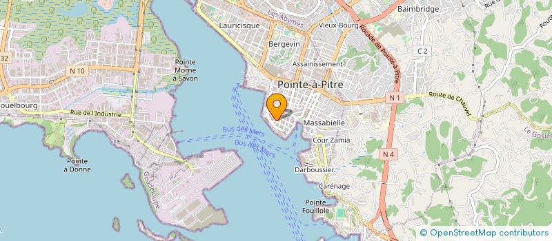 localisation de l'entreprise SERVICES CONSEILS PLAIDOIRIES MORTON & ASSOCIES à POINTE A PITRE
