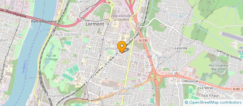 localisation de l'entreprise SERVICES CONSEILS PLUS AQUITAINE  LORMONT