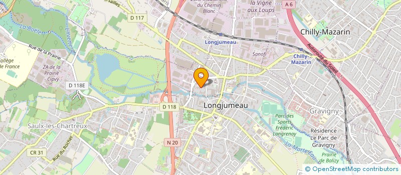 localisation de l'entreprise SERVICES CONTROLES REALISATIONS à LONGJUMEAU