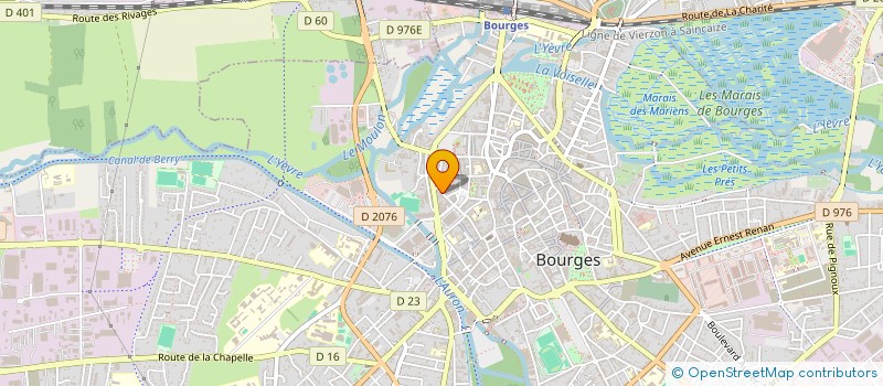 localisation de l'entreprise SERVICES COOP  BOURGES