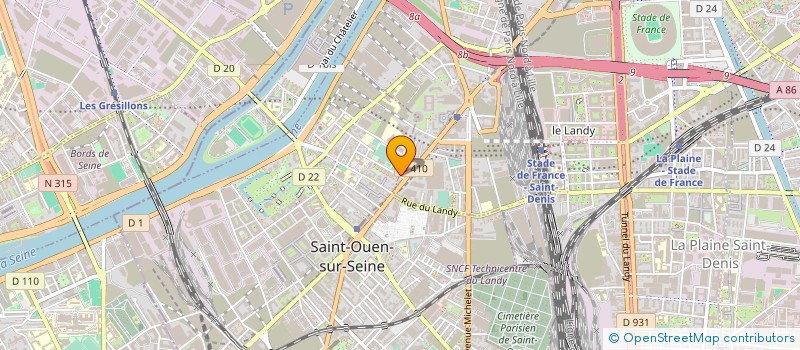 localisation de l'entreprise SERVICES CORDISTES  SAINT-DENIS