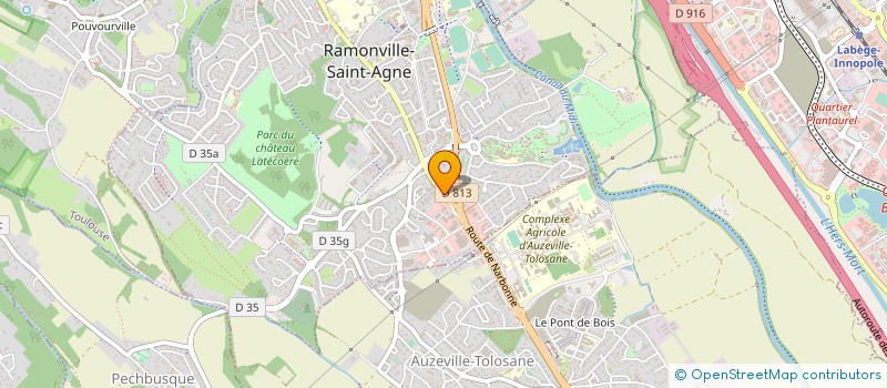 localisation de l'entreprise SERVICES CORRESPONDANCES HANDLING à RAMONVILLE-SAINT-AGNE