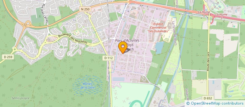 localisation de l'entreprise SERVICES COURANTS AUTOMOBILES à LA TESTE-DE-BUCH