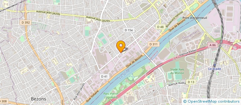 localisation de l'entreprise SERVICES D.A. à ARGENTEUIL