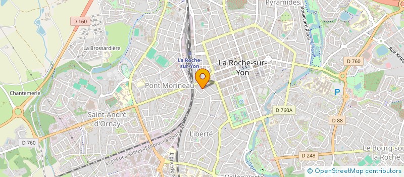 localisation de l'entreprise SERVICES D'ECRITURES ET DE FORMALITES  LA ROCHE-SUR-YON