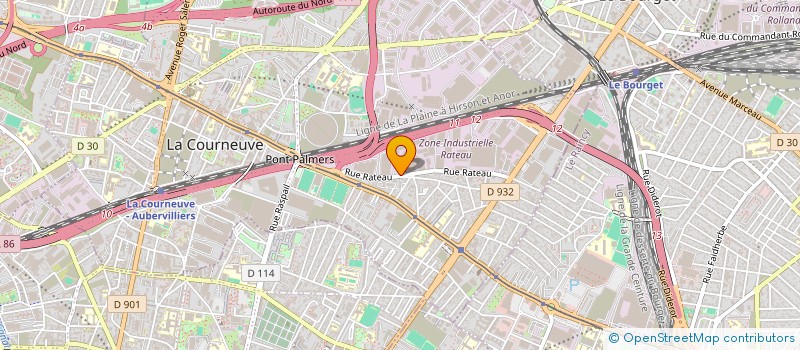 localisation de l'entreprise SERVICES D' ETANCHEITE PARISIENNE à LA COURNEUVE