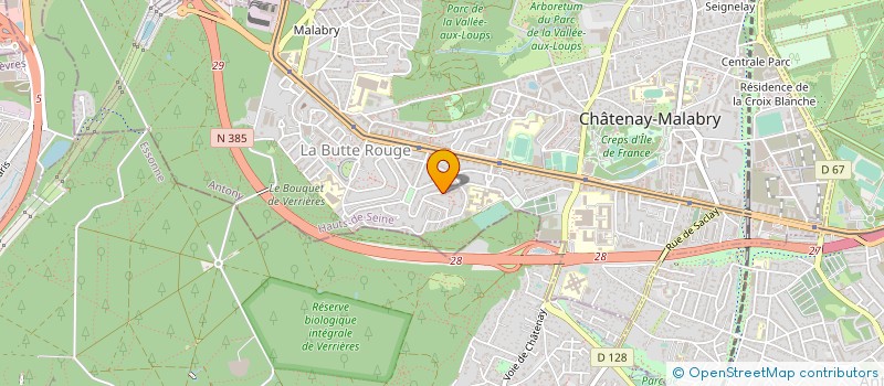 localisation de l'entreprise SERVICES D'INGENIERIE GESTION TECHNIQUE DU BATIMENT à CHATENAY-MALABRY