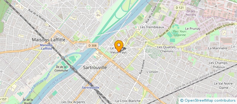 localisation de l'entreprise SERVICES DAVID  SARTROUVILLE