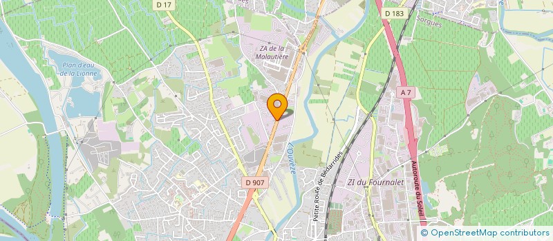 localisation de l'entreprise SERVICES DE DISTRIBUTION VAUCLUSIENS à SORGUES