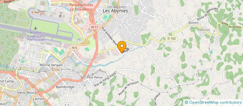 localisation de l'entreprise SERVICES DE TRANSPORT ET DE MANUTENTION YOUYOUTTE à LES ABYMES