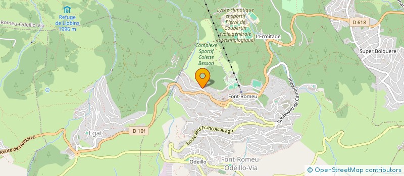 localisation de l'entreprise SERVICES DES CIMES à FONT-ROMEU-ODEILLO-VIA