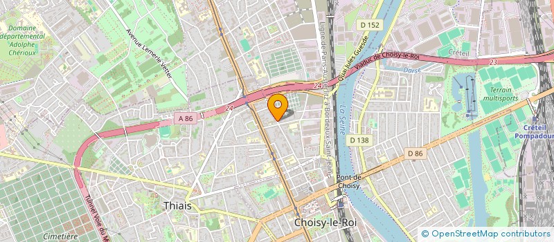 localisation de l'entreprise SERVICES DISTRIBUTION à CHOISY-LE-ROI