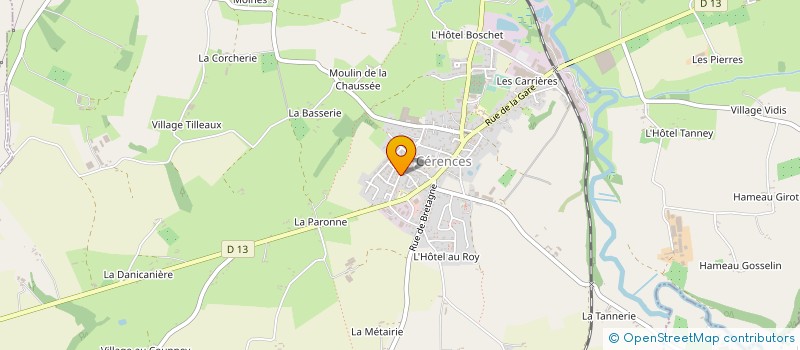 localisation de l'entreprise SERVICES DISTRIBUTION ET DEVELOPPEMENT à CERENCES